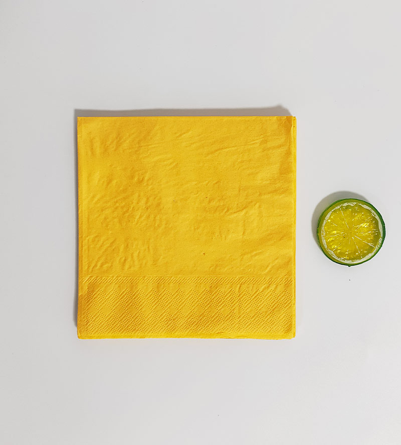 Wholesale Yellow Paper Napkins In Bulk For Weddings, Restaurant