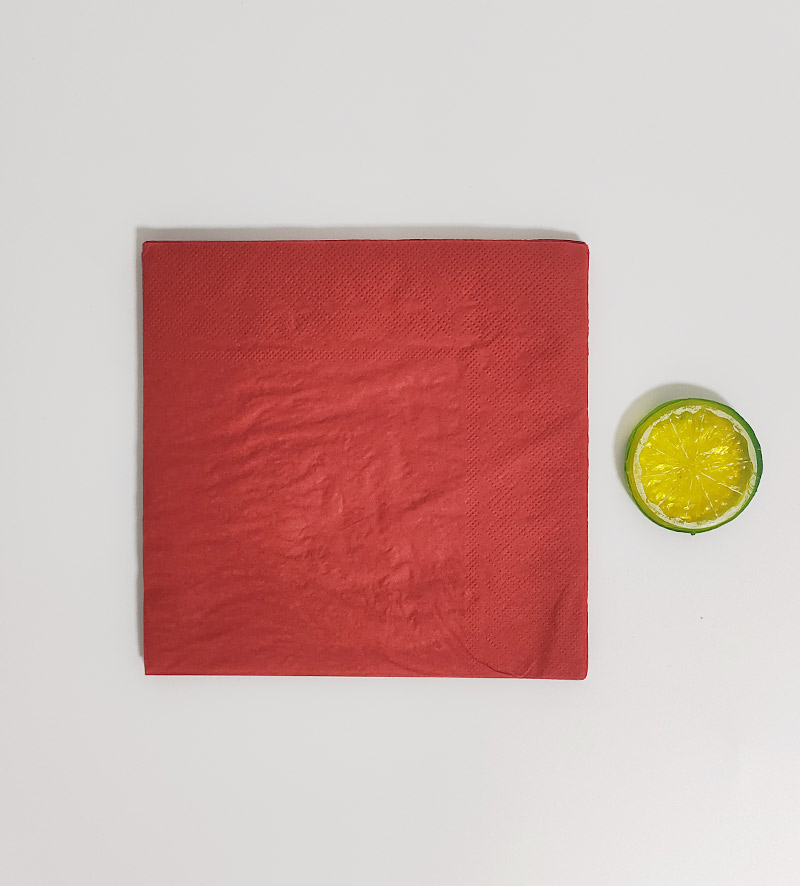 Disposable Burgundy Paper Napkins For Wholesale