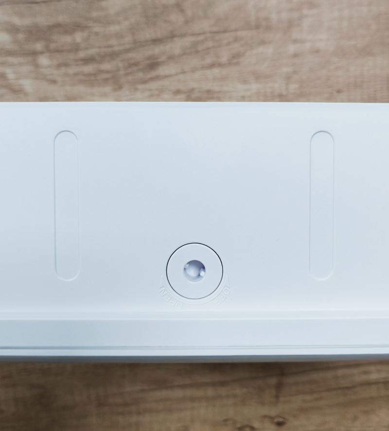 top view of paper hand towel dispenser